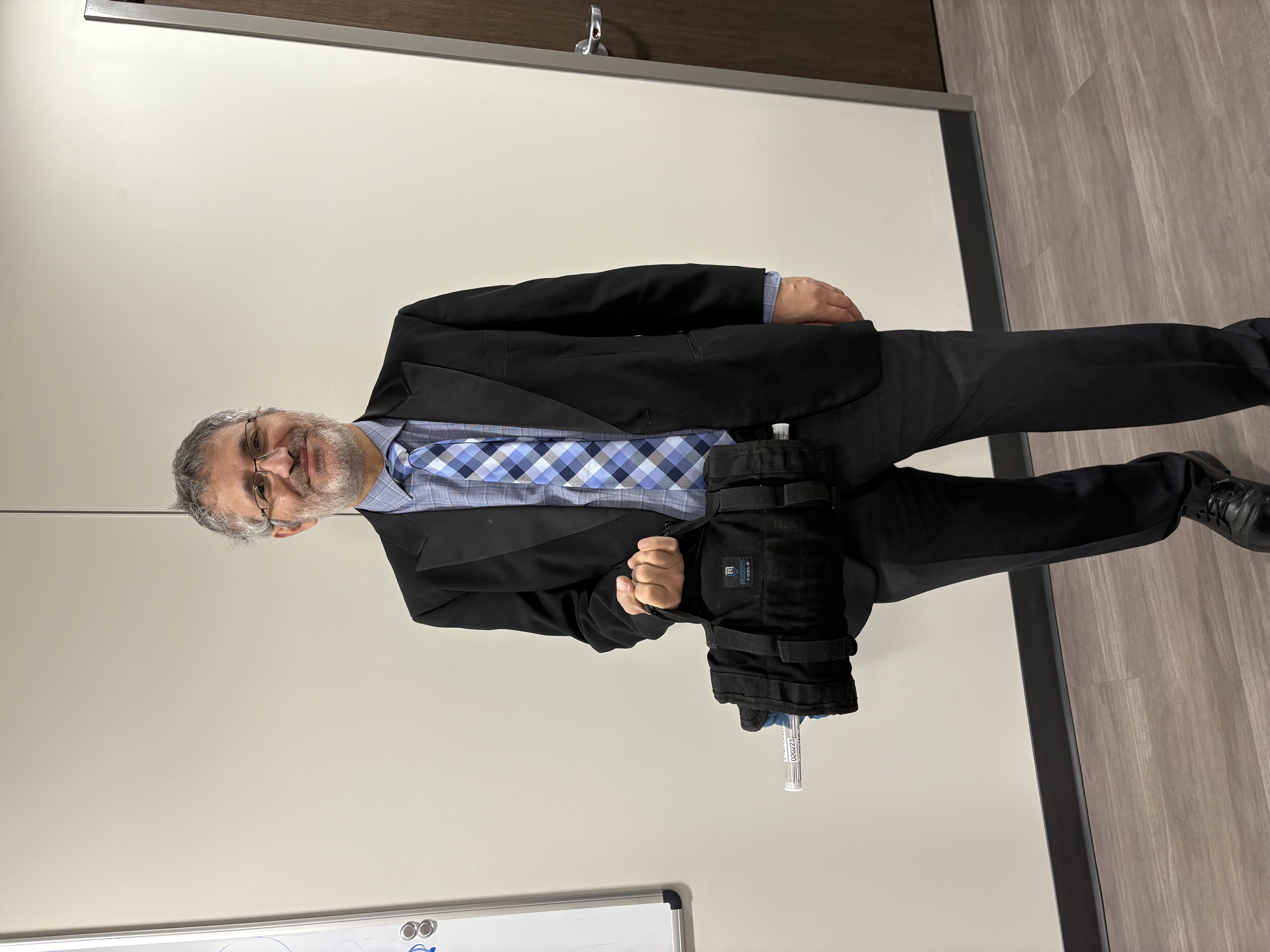 &ldquo;We are proud to be in Pakistan and Dubai, and we are equally committed to transferring this technology to other countries around the world. The contents of this small bag are all we need to take care of half a dozen patients in Pakistan, with no need for expensive technologies such as a million dollar robot or navigation system. Our goal is to transfer knowledge and technology globally, and that is our commitment to our colleagues everywhere.&rdquo;